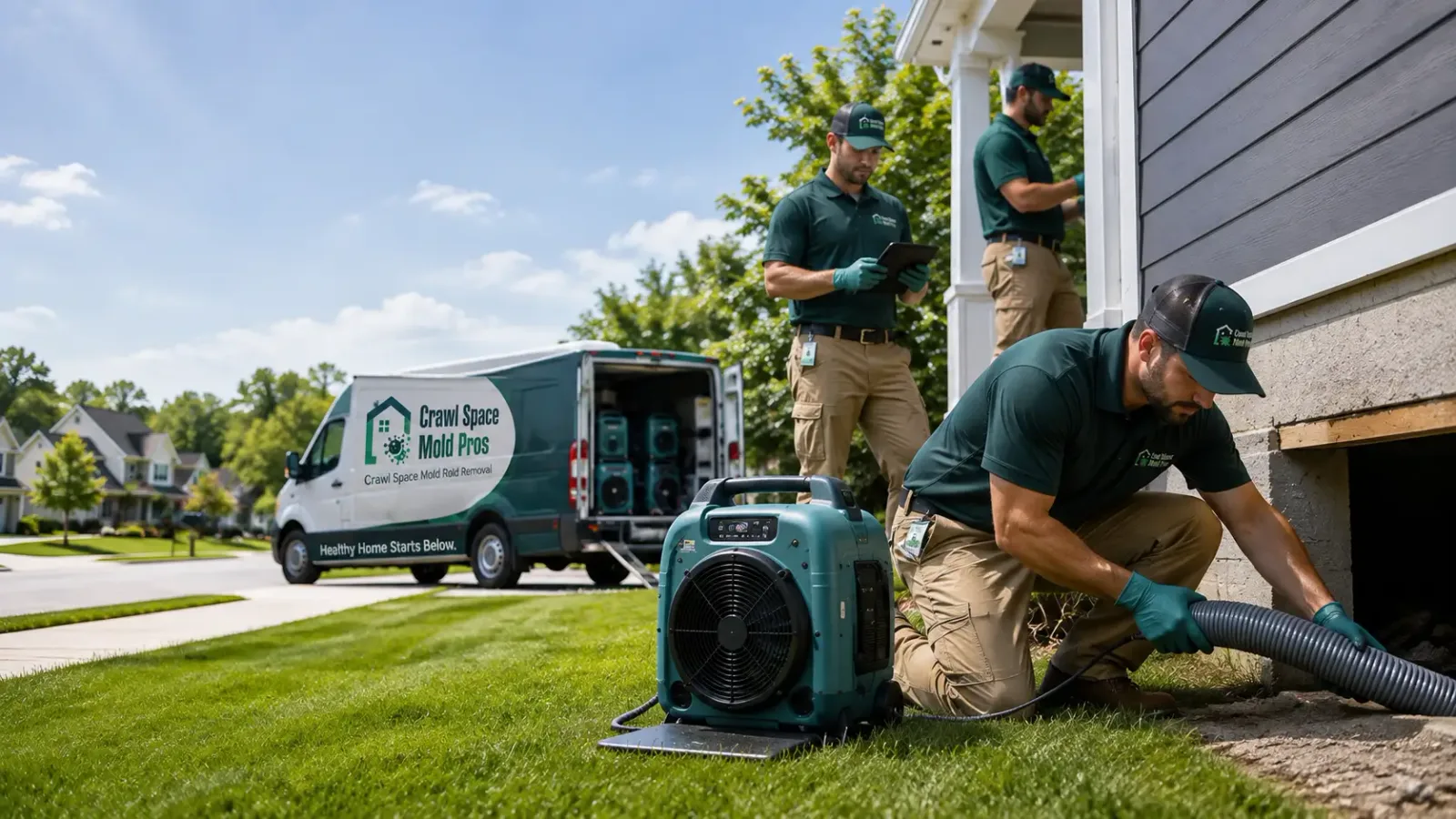 Crawl Space Mold Removal in Effingham, IL
